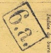 Bezirk stamp of type 01-a