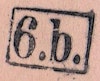 Bezirk stamp of type 01-b