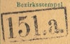 Bezirk stamp of type 100-a