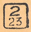 Bezirk stamp of type 2-boehmen-maehren