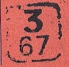 Bezirk stamp of type 3-boehmen-maehren