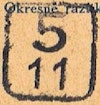 Bezirk stamp of type 5-slovakia