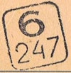 Bezirk stamp of type 6-slovakia