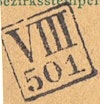 Bezirk stamp of type VIII-maehren